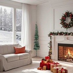 Clôture avec poteau Gris 0,6 x 50 m Acier et PVC 487275487275