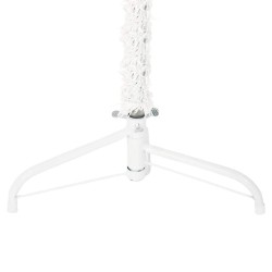 Clôture avec poteau Gris 0,4 x 50 m Acier et PVC 487285487285