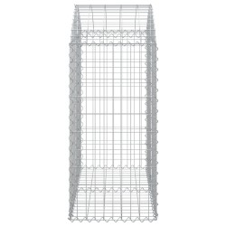 Clôture avec poteau Gris 0,6 x 50 m Acier et PVC 487396487396