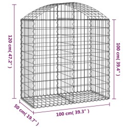 Clôture avec poteau Gris 0,6 x 50 m Acier et PVC 487396487396