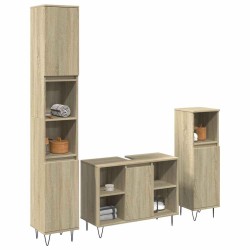 Cadre de lit Chêne Sonoma 140 x 190 cm Bois d'ingénierie 487646487646