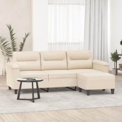 Ensemble de canapés d'extérieur 5 pcs Naturel et Beige 487753487753