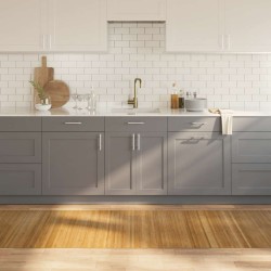 Ensembles de canapés avec coussin 7 pcs Gris Naturel et Clair 488180488180