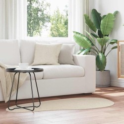 Ensembles de canapés avec coussin 3 pcs Naturel et Anthracite 488737488737