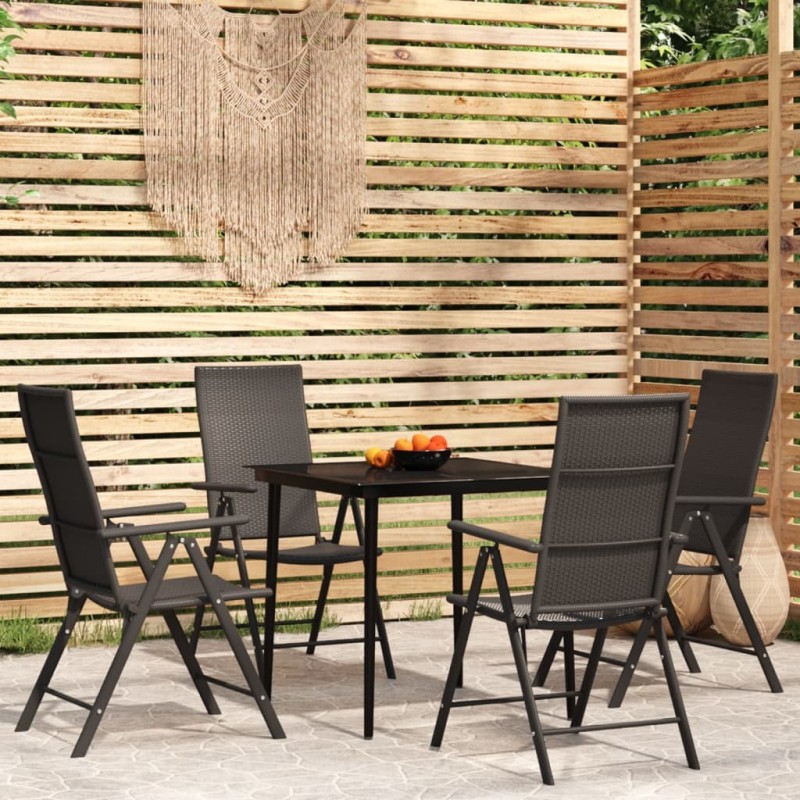 Salon de jardin 8 pcs avec coussins gris clair résine tressée 488867488867