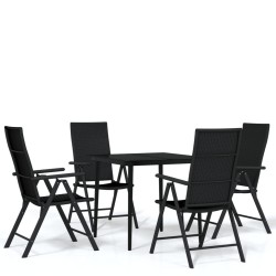 Salon de jardin 8 pcs avec coussins gris clair résine tressée 488867488867