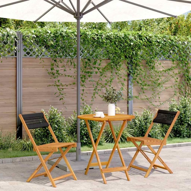 Ensemble de canapé de jardin avec coussin 8 pcs Noir Poly rotin 489155489155