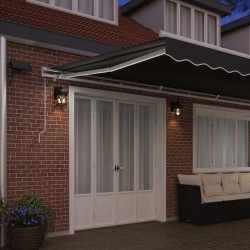 Salon de jardin 7 pcs avec coussins noir résine tressée 489211489211