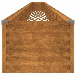  Lit surélevé de jardin 1152x50x36 cm acier corten 