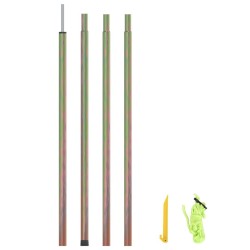 Clôture de jardin 7 pcs Gris 170 x 140 cm 489373489373