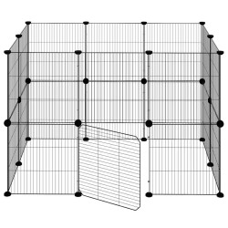 Poteau de clôture. Gris 100 x 0,8 m (maille de 25 x 25 mm) 489408489408