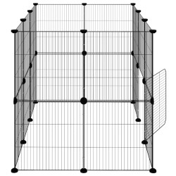 Poteau de clôture. Gris 100 x 0,8 m (maille de 25 x 25 mm) 489408489408