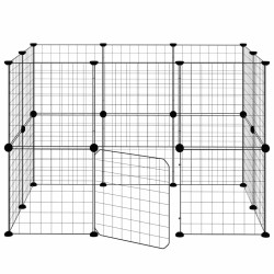 Poteau de clôture. Gris 100 x 0,8 m (maille de 25 x 25 mm) 489409489409