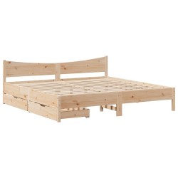 Cadre de lit Chêne brun 120 x 190 cm Bois Ingénierie 489426489426