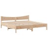 Cadre de lit Chêne brun 120 x 190 cm Bois Ingénierie 489426489426