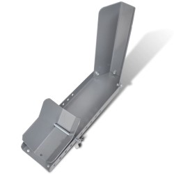 Poteau de clôture. Argenté 100 x 0,8 m (maillage de 50 mm) 489485489485