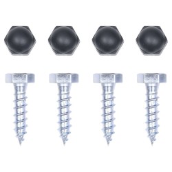 Poteau de clôture. Argenté 100 x 0,4 m (maille de 13 mm) Acier 489488489488