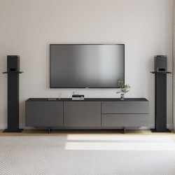 Panneau de clôture avec poteaux en fer 1730 x 80 cm Vert 489568489568