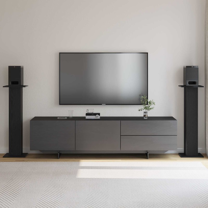 Panneau de clôture avec poteaux en fer 1730 x 80 cm Vert 489568489568