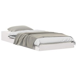 Cadre de lit Chêne fumé 135 x 190 cm Bois d'ingénierie 489585489585