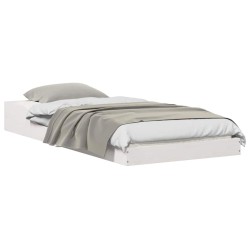 Cadre de lit Chêne fumé 135 x 190 cm Bois d'ingénierie 489585489585