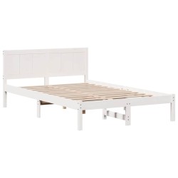 Cadre de lit Chêne fumé 135 x 190 cm Bois Ingénierie 489586489586