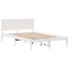 Cadre de lit Chêne fumé 135 x 190 cm Bois Ingénierie 489586489586