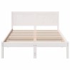 Cadre de lit Chêne fumé 135 x 190 cm Bois Ingénierie 489586489586