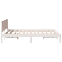 Cadre de lit Chêne fumé 135 x 190 cm Bois Ingénierie 489586489586