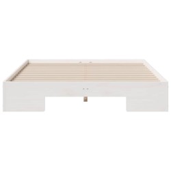 Cadre de lit Chêne fumé 135 x 190 cm Bois Ingénierie 489587489587