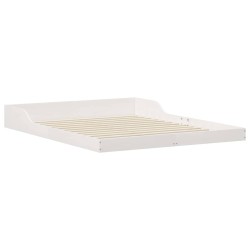Cadre de lit Chêne fumé 135 x 190 cm Bois Ingénierie 489589489589