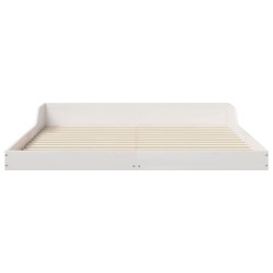 Cadre de lit Chêne fumé 135 x 190 cm Bois Ingénierie 489589489589