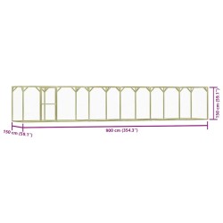 Clôture à mailles losangées avec ancrage anthracite 1,1x25 m 489593489593