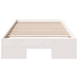 Cadre de lit Chêne fumé 135 x 190 cm Bois d'ingénierie 489598489598