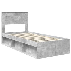 Cadre de lit Chêne fumé 120 x 200 cm Bois d'ingénierie 489599489599