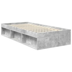 Cadre de lit Chêne fumé 120 x 200 cm Bois d'ingénierie 489599489599