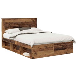 Cadre de lit Chêne fumé 80 x 200 cm Bois d'ingénierie 489605489605