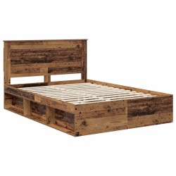 Cadre de lit Chêne fumé 80 x 200 cm Bois d'ingénierie 489605489605
