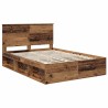 Cadre de lit Chêne fumé 150 x 200 cm Bois Ingénierie 489611489611