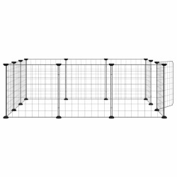 Clôture avec poteau Vert 1 x 100 m Acier et PVC 489627489627