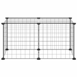 Clôture avec poteau Vert 1 x 100 m Acier et PVC 489633489633