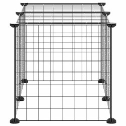Clôture avec poteau Vert 1 x 100 m Acier et PVC 489633489633