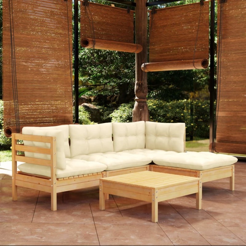 Salon de jardin 10 pcs avec coussins marron résine tressée 489688489688