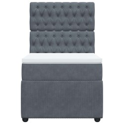 Ensemble de canapé de jardin 7 pcs Gris polyrotin 489803489803