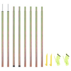 Poteau de clôture. Vert 100 x 1,6 m (treillis de 25 mm) 489850489850