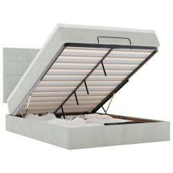 Salon de jardin avec coussins 9 pcs beige résine tressée acacia 489882489882