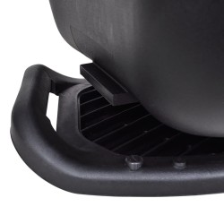 Poteau de clôture. Gris 50 x 1,4 m (16 x 16 mm grillage) 489935489935