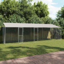 Salon de jardin 9 pcs avec coussins crème bois de pin massif 489948489948