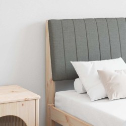 Cadre de lit Gris béton 150 x 200 cm Bois Ingénierie 491185491185