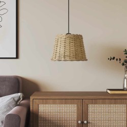 Salon de jardin avec coussins 9 pcs beige résine tressée 491798491798